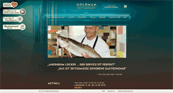 Desktop Screenshot of goldman-restaurant.com